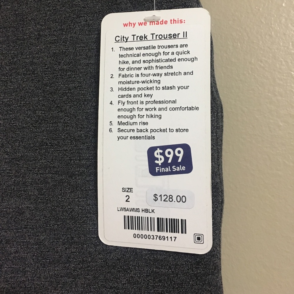 Lululemon city trek trouser ll - Picture 4 of 6